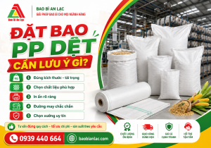 Đặt sản xuất bao PP dệt cần lưu ý gì?