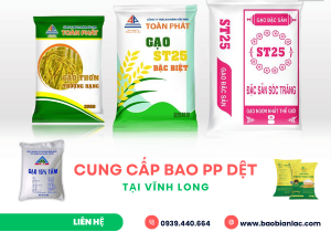 Cung cấp bao PP dệt theo yêu cầu tại Vĩnh Long