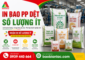 In bao PP dệt số lượng ít