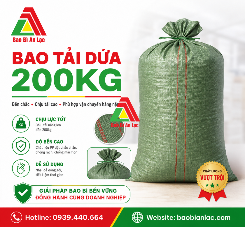 Bao tải dứa 200kg